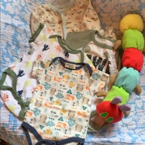 3/$15 Chick Pea Onesies bundle for boys